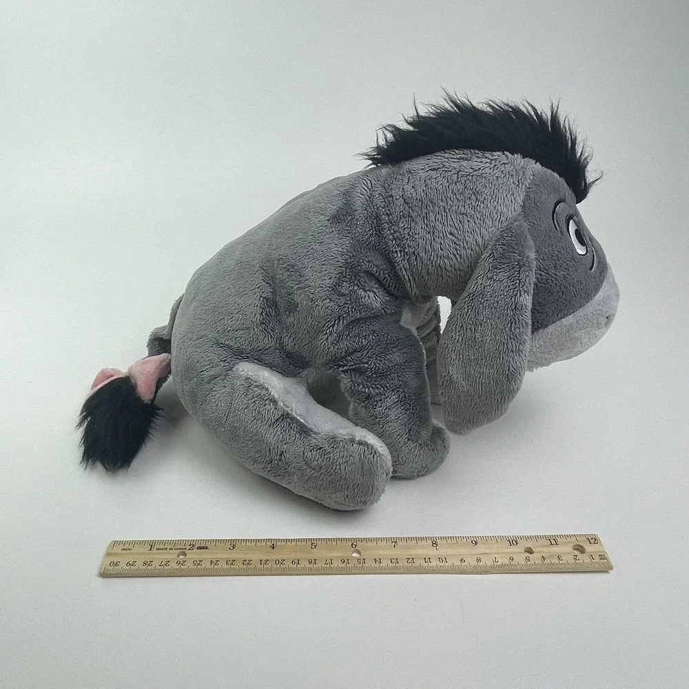Disney‎ Store Eyeore Plush Toy Winnie The Pooh Stuffed Animal Detachable Tail